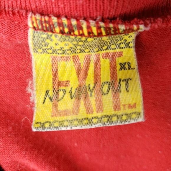 Maui Splash Surfer T Shirt Vintage 80s 90s Surf Surfing Sleeveless 50/50 - Picture 4 of 6